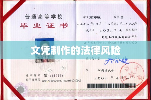 迁安文凭制作的法律风险